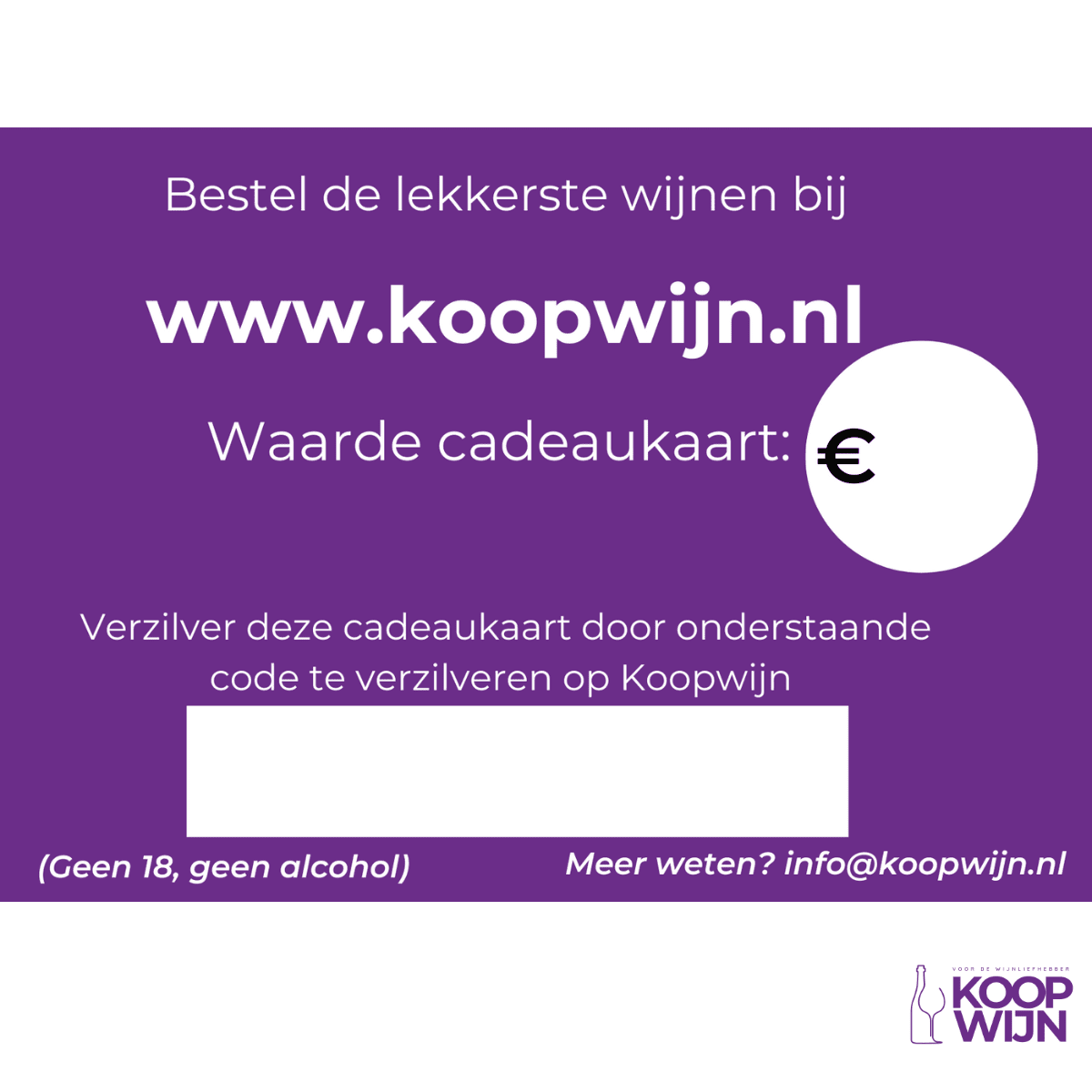 Koopwijn Cadeaukaart