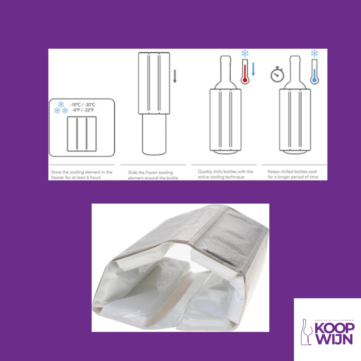 Vacuvin Active Wine Cooler