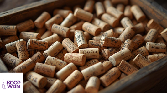 Prijswinnaars raad het aantal wijnkurken bekend